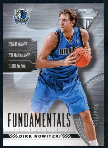 2013 panini titanium dirk - titanium,