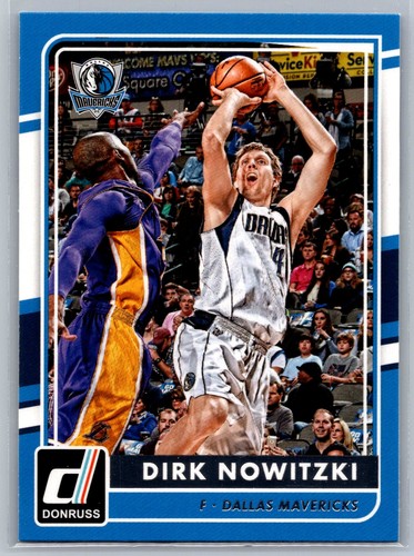 Dirk nowitzki 2015 donruss - dirk, 2015-16